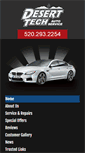 Mobile Screenshot of deserttechauto.com